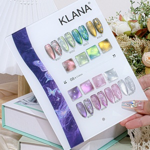 เจลทาเล็บสีแคทอาย 8 สี แบบกำหนดโลโก้ได้  คริสตัลเนลส์ ยูวีเจล สีม่วงไอซ์แคทอาย - Product Image 1