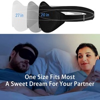 Masque de sommeil confortable 3D profilé, masque de nuit concave moulé, bandeau occultant la lumière pour les yeux