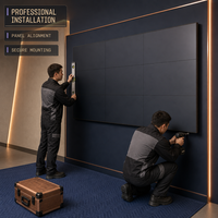 Écran LCD de 55 pouces à affichage mural, cadre de 3,5 mm, lecteur publicitaire, mur vidéo, panneau IPS, garantie de 2,1 ans pour les magasins de détail