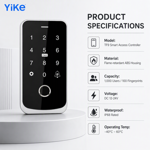 Clavier d'accès intelligent Tuya Smart Life WiFi IP68 étanche en métal avec commande vocale Alexa Google pour système d'automatisation de la maison intelligente - Product Image 2