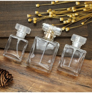 Vẻ Đẹp Bán Buôn <span class=keywords><strong>20Ml</strong></span> 30Ml 50 Ml 100Ml Rỗng Sang Trọng Phẳng Vuông Phun Hương Thơm Parfum Chai Nước Hoa Chai Thủy Tinh - Product Image 5