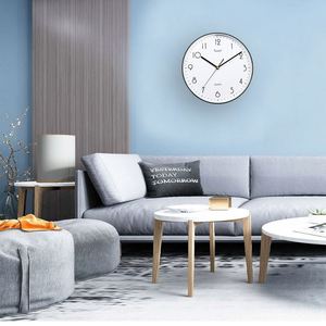 Reloj de Pared Redondo de Plástico Personalizado, Silencioso, Decoración de Hogar de Lujo, Estilo Matemático, para Negocios - Product Image 6