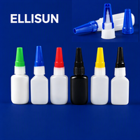 Flacon compte-gouttes vide en plastique de 10 ml pour colle super adhésive avec bouchon à vis
