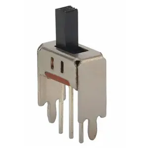 Interruptor deslizante SPDT DIP personalizável através do furo vertical PC Pin adequado para LED