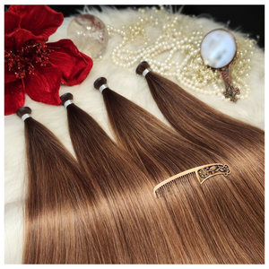 Extensiones de Cabello Humano Genius Weft al por Mayor, Doble Trama, Puntas Gruesas, Aspecto Natural, Cabello Premium - Product Image 4