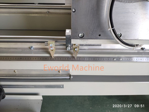 Eworld <b>Skillful</b> Precision Aluminum Double Head Cutting <b>Saw</b> for Custom Aluminum Window Sliding Door Frames Easy Operate - Product Image 6