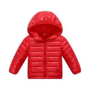 Veste à capuche matelassée chaude d'automne pour enfants vêtements d'extérieur pour filles avec remplissage de plumes coupe-vent Style régulier - Product Image 5