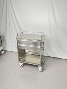 Carrito de Emergencia para Ambulancia de Acero Inoxidable 304, Mobiliario Médico para Hospital, Carro Médico de <span class=keywords><strong>Hochey</strong></span> Medical - Product Image 2