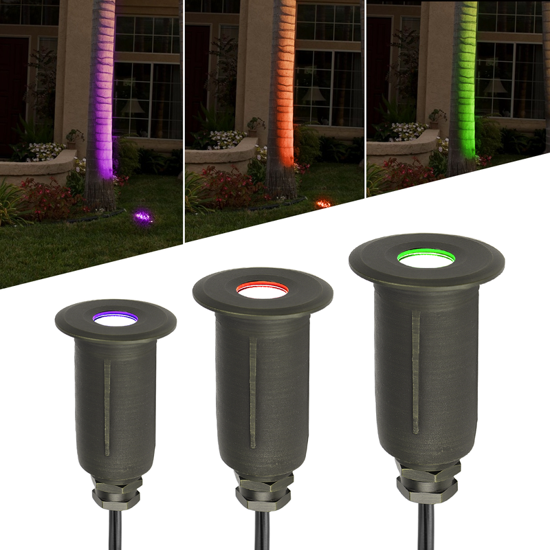 Round IP65 Waterproof Smart RGB CCT