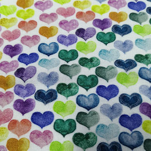 شكل قلب مخصص مطبوعة الخيزران نسيج قطن لدن لعيد الحب - Product Image 6