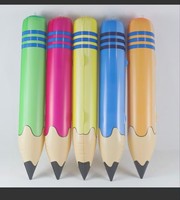 Crayon gonflable en PVC, jouet, accessoire d'anniversaire, aquarelle, fête, dessin animé, éducatif