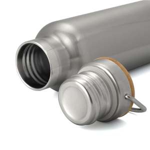 Bouteille isotherme en acier inoxydable à sublimation de 500 ml, étanche, avec couvercle en bambou, tasse de bureau, vente en gros - Product Image 3