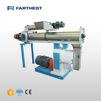 Machines de fabrication de granulés d'aliments pour volailles à matrice annulaire 45 kW, pour usines d'aliments pour poulets, fabriquées en Chine