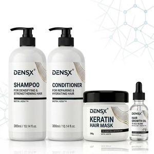 Densx 300ml Champú y Acondicionador Capilar con Biotina y Queratina de Marca Privada para DENSIFICAR Y REPARAR EL CABELLO - Product Image 1