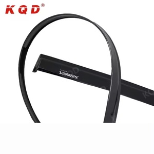 Deflectores de Viento para Ventanas de Auto, Marca KQD, Precio al por Mayor, Color Negro, para Toyota Yaris 2014 - Product Image 1