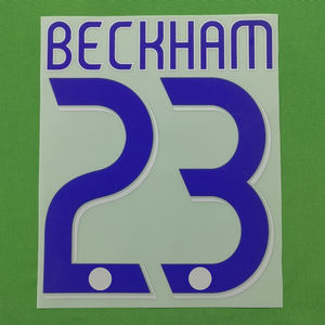 Super a Retro 2006 2007 BECKHAM RAUL RONALDO <span class=keywords><strong>SERGIO</strong></span> RAMOS Número de estampado en caliente - Product Image 1