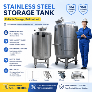 <span class=keywords><strong>Réservoir</strong></span> de stockage horizontal en acier inoxydable, prix usine, 1000L, 2000L, 3000L, 5000L, 10000L, 15000L, 20000L, 30000L - Product Image 4