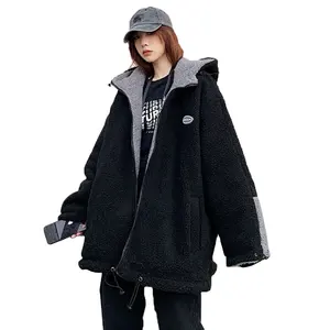 2021 reversible/zweiseitige Jacke Frauen neue Winter koreanische Retro lose gepolsterte Lamm wolle Baumwolle gepolsterten Mantel