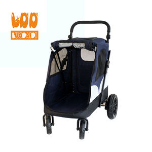 Wholesale Newly Design Luxury <strong>Pram</strong> 4 Wheels <strong>Pet</strong> Trolley Cat Carrier Dog Carriage - Product Image 4