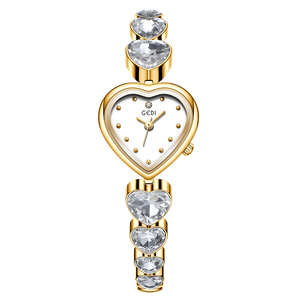Montre pour femme Cross Border Sweet and Cool Heart avec bracelet en forme de cœur orné de pierres précieuses - Product Image 4
