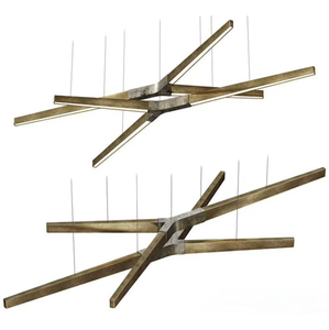 Lámpara colgante de Metal Led para restaurante moderno nórdico para comedor, sala de estar, lámparas de iluminación, Araña de Metal - Product Image 1