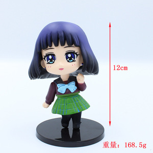 Set de Figuras de Acción de Anime Sailor Moon Versión Q, Incluye Usagi Tsukino, Chibiusa, Rei Hino, Mamoru Chiba, Decoración para Fanáticos del Anime - Product Image 5