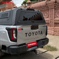 Capot rigide en alliage d'aluminium pour pick-up avec portes latérales solides et rails de toit pour Nissan Frontier