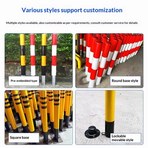 Poteaux anti-collision en acier Krcher Guardrail, diamètre 11 cm, rouge, jaune, noir, personnalisables, réfléchissants, en PC et aluminium <span class=keywords><strong>pour</strong></span> la circulation - Product Image 3