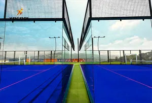 Tenis ve bahçe sporları uygulaması için toptan profesyonel açık alan Fitness ekipmanları yapay çim parkı Padel mahkemeleri