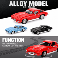Modèle réduit de voiture classique vintage en alliage 1:32, réplique décorative, jouet pour enfants, cadeau, emballage en boîte colorée, vente en gros Chenghai Shantou