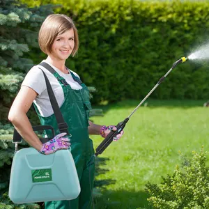 Sylstar xách tay bãi cỏ phun 5L chai nước vườn nhựa Weed Killer phun để bán không dây pin điện