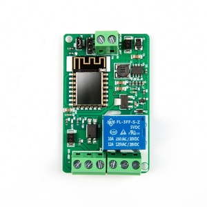 Relé de Red WIFI ESP8266 Verde de 10A y 220V, Modo WIFI, Entrada de CC de 7V~30V - Product Image 1