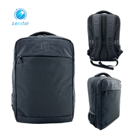 Mochila para Portátil de Viaje de Negocios de Gran Capacidad, USB, 15.6 Pulgadas, Impermeable, Cierre de Cremallera, Forro de Poliéster, Bolsas para Computadora de Oficina