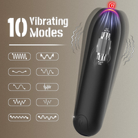 Mini vibromasseur à balles, 10 modes de vibration, silicone, rechargeable par USB, résistant à l'eau, masseur du point G, OEM ODM, logo personnalisé