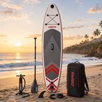 Pour les complexes hôteliers et les flottes de location : Planche de paddle gonflable polyvalente de 10 pieds 8 pouces, idéale pour les hôtels et les flottes, avec accessoires SUP complets