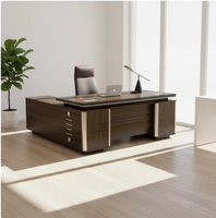 Chicheng CL-1016 #   Table de conférence/salle à manger haut de gamme écologique avec panneau en placage, bordure en PVC, grain de tissu gris fer, style contemporain