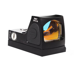 Mini viseur laser rouge en aluminium avec optique réflexe pour la chasse et le tir - Léger, résistant aux chocs, avec base et support inclus - Product Image 3