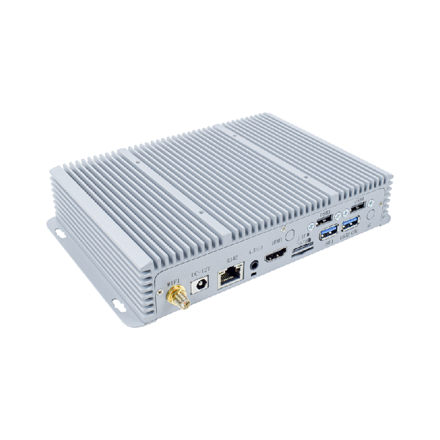 Industrial-Grade Aluminum Android Mini PC RK3128/3288/3566/3568/3399 Fanless Design 4K Dual Display | for Smart Kiosks & Edge AI