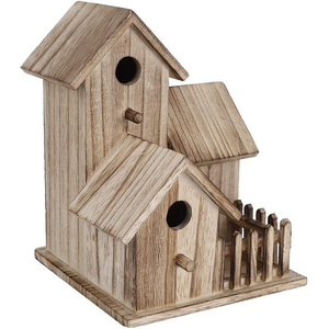 Houten Vogelhuis Buiten Tuin Vogel Nestbak Vogelhuis Dierbenodigdheden - Product Image 1