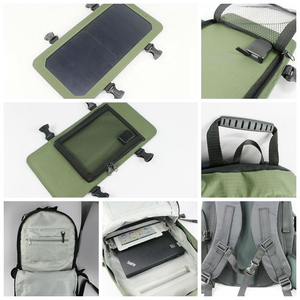 Hiking Solar <b>Backpack</b> 30-<b>40L</b> Waterproof Polyester High Efficiency 6.5W USB Charger CE/ROHS Certified for Digital GSP-611 S - Product Image 2