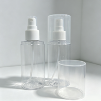 Flacons pulvérisateurs en plastique PET de 100 ml, 120 ml, 150 ml, 200 ml, flacons pulvérisateurs hydratants à fine brume, flacons pulvérisateurs de parfum, flacons pulvérisateurs de protection solaire