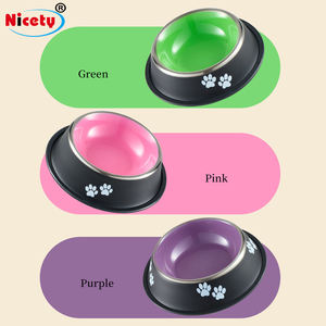 Mangkuk Hewan Peliharaan Ramah Lingkungan dari Baja Tahan Karat dengan Alas Karet Desain Anti-Selip untuk Air Makanan Pakan untuk Anjing Hewan Kecil Perlengkapan Hewan Peliharaan - Product Image 5