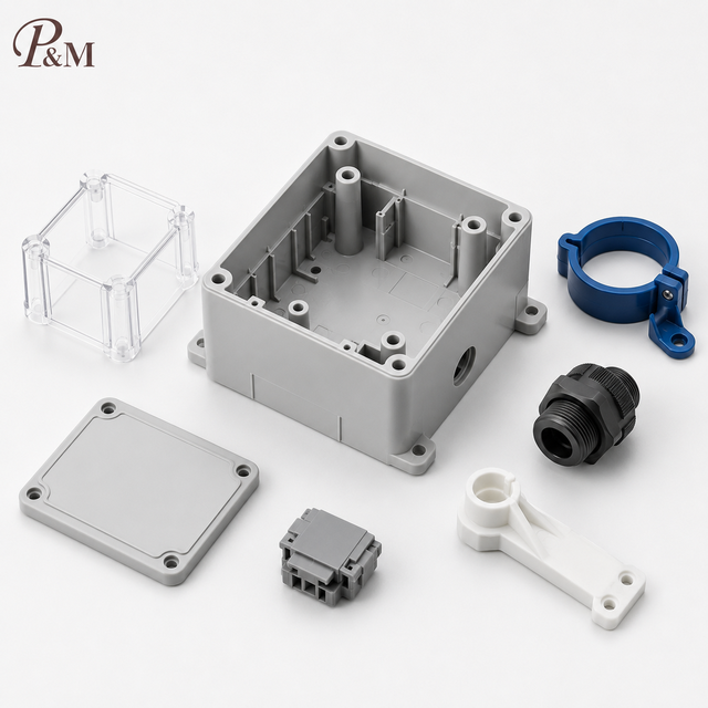 Custom Plastic Injection Molding Waterproof Enclosure Box ABS PC Industrial Electronic Housing Precision Parts OEM ODM P&M