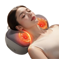 Fabrik-Großhandel Maßgefertigtes Nackenmassagekissen 3D Tiefenkneten Vibration Heizung Wiederaufladbar