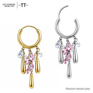 <span class=keywords><strong>Orecchini</strong></span> Labret con Filettatura Interna in Titanio ASTM F136 - Gioielli Ipoallergenici per Piercing di Cartilagine, <span class=keywords><strong>Trago</strong></span> ed Elica - Product Image 1
