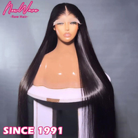 Perruques indiennes en gros, perruques lisses en cheveux humains, perruques sans colle 13x6 Lace Front pour femmes noires, perruques en vrais cheveux humains