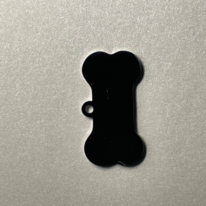 Etiqueta de reemplazo de placa de identificación VIN médica de aluminio negro para remolques con placa de estaño de datos en forma de hueso Serial y GVWR para regalos - Product Image 2