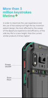 Computadora de Mano con Pantalla Completa de 4 Pulgadas y Android 13.0, Escáner de Código de Barras Portátil, NFC 13.56MHz, Colector de Datos, Funciones 1D/2D, en Existencia