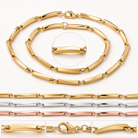 Bracelet à maillons en chaîne en forme d'arc, couleur or rose, bijoux de mode personnalisés