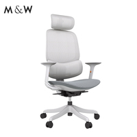 Chaise de bureau de direction ergonomique moderne de luxe M&W, en cuir, vente en gros, en maille, chaise de bureau bon marché pour manager